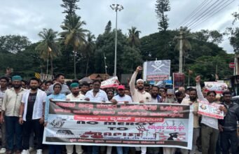 ಬುದ್ಧಿಮಾಂದ್ಯ ಯುವತಿ ಅತ್ಯಾಚಾರಿಗಳ ವಿರುದ್ಧ ಪ್ರತಿಭಟನೆ