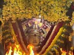 ಮಾಡಾಳು ಶ್ರೀ ಸ್ವರ್ಣ ಗೌರಮ್ಮ ದೇವಾಲಯದಲ್ಲಿ ಅದ್ದೂರಿ ದೀಪೋತ್ಸವ