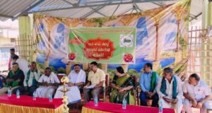 ರಾಗಿ ಖರೀದಿ ಕೇಂದ್ರ ಉದ್ಘಾಟನೆ ಮಾಡಿದ ಶಾಸಕ ಕೆಎಂ ಶಿವಲಿಂಗೇಗೌಡ