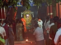 ಅರಸೀಕೆರೆ ತಾಲೂಕು ಮಾಡಾಳು ಗ್ರಾಮದ ಮೂಲಸ್ಥಾನ ಸ್ವರ್ಣ ಗೌರಿ ದೇವಿ ದೇವಾಲಯದಲ್ಲಿ ಬಾದಾಮಿಯ ಅಮಾವಾಸ್ಯೆ ಪ್ರಯುಕ್ತ ವಿಶೇಷ ಪೂಜೆ ನೆರವೇರಿಸಲಾಯಿತು