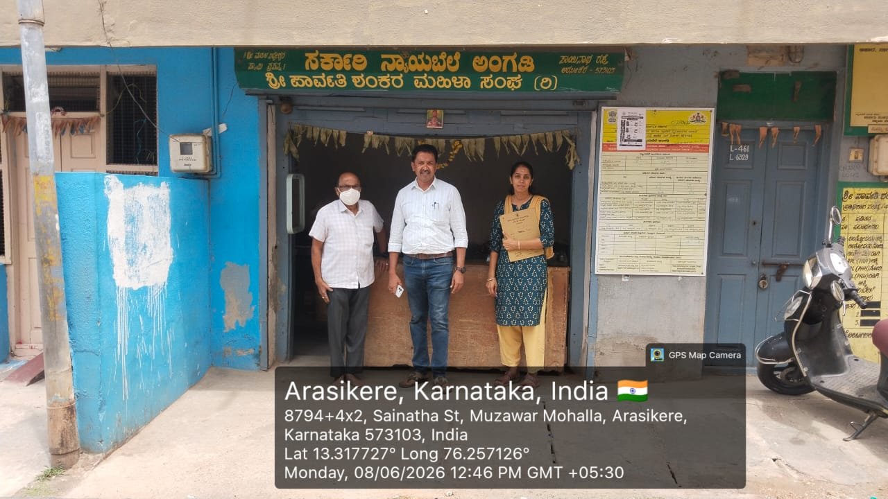 ಪಡಿತರ ಅಂಗಡಿಗಳ ತಪಾಸಣೆ ನಡೆಸಿದ ಆಹಾರ ಇಲಾಖೆ ಅಧಿಕಾರಿಗಳು